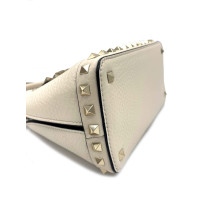 Valentino Rockstud Dome Pelle Bianca
