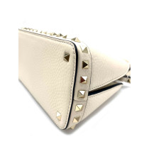 Valentino Rockstud Dome Pelle Bianca