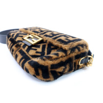Fendi Baguette Montone Marrone e Nero