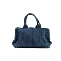 Prada Tote Bag Denim Blu