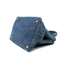 Prada Tote Bag Denim Blu