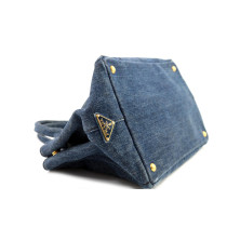 Prada Tote Bag Denim Blu