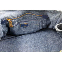 Prada Tote Bag Denim Blu