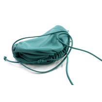 Bottega Veneta Pouch Mini Pelle Verde Acqua