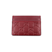 Gucci Portacarte Pelle Bordeaux