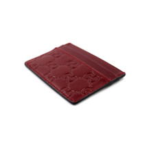 Gucci Portacarte Pelle Bordeaux