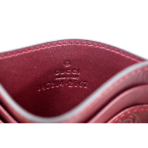 Gucci Portacarte Pelle Bordeaux