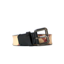 Burberry Cintura Vernis Check Beige
