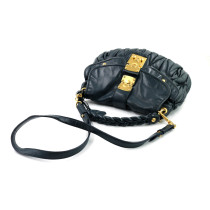 Miu Miu Coffer Pelle Blu