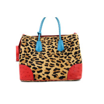 Prada Shopping Pelle di Struzzo e Cavallino Multicolor
