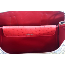 Prada Shopping Pelle di Struzzo e Cavallino Multicolor