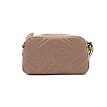 Gucci Camera Bag Marmont Pelle Beige
