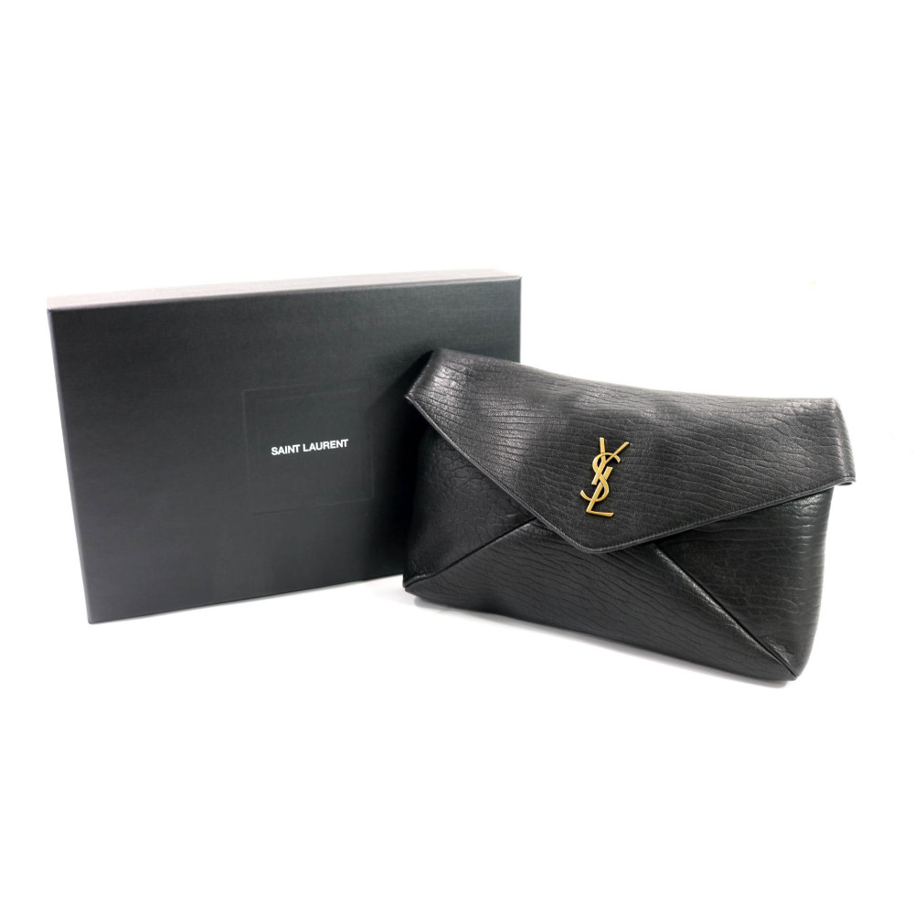 Saint Laurent Pochette Pelle Nera