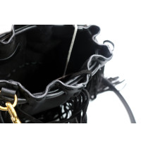 Valentino VLogo Signature Pelle Scamosciata Nera