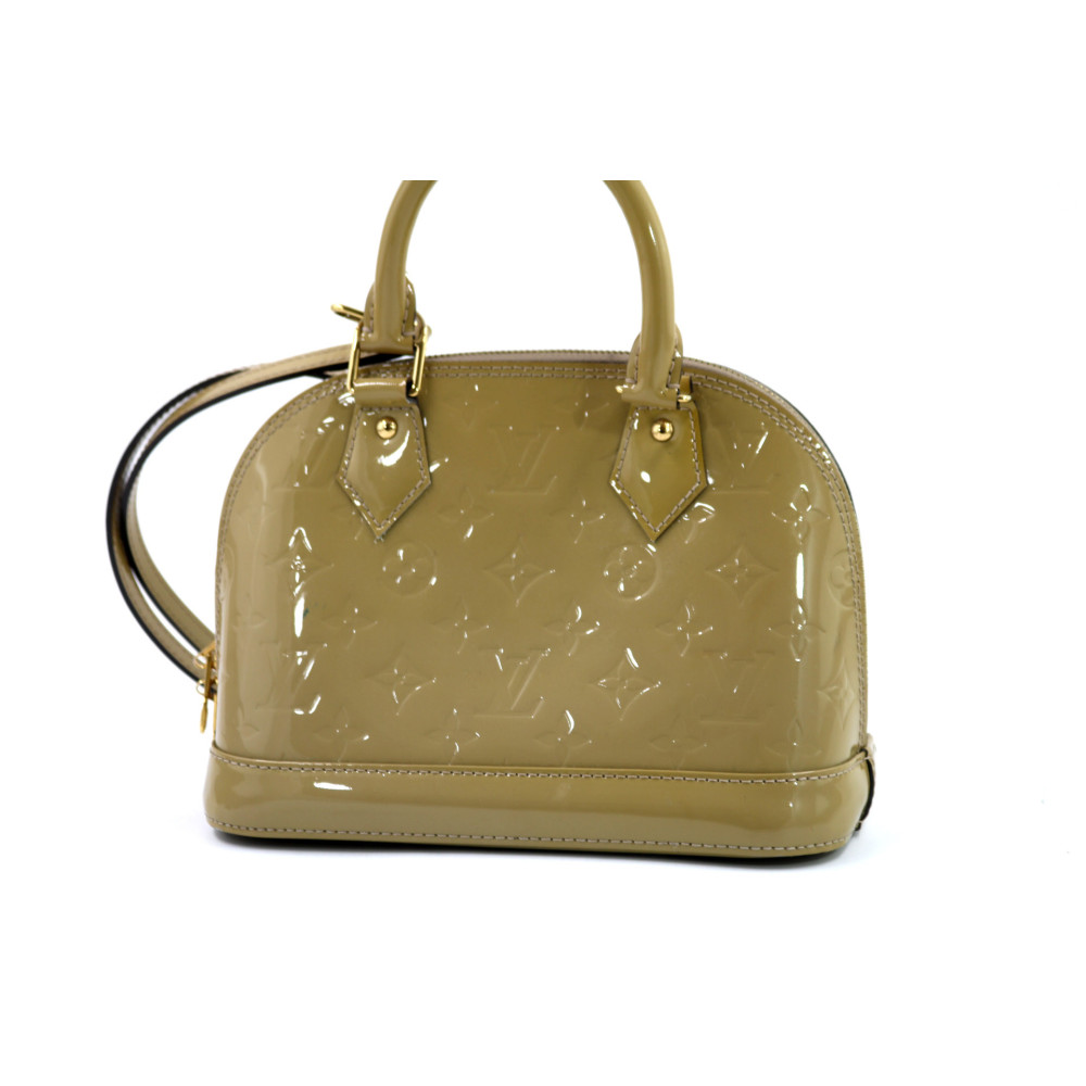 Louis Vuitton Alma BB Vernis Verde