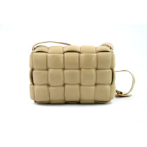 Bottega Veneta Cassette Pelle Crema