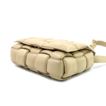 Bottega Veneta Cassette Pelle Crema