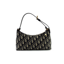 Dior Montaigne 30 Hobo Mini Tela Oblique Blu