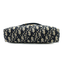 Dior Montaigne 30 Hobo Mini Tela Oblique Blu