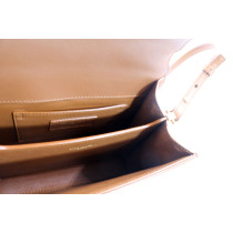 Saint Laurent Cassandra Mini Rafia Beige