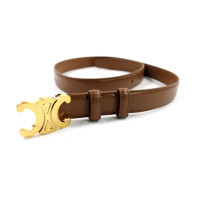Celine Cintura Triomphe Pelle Bronzo