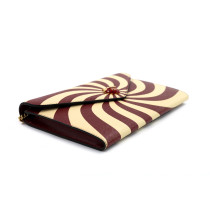 Gucci Pochette Fragola Grande Pelle Rosso e Beige