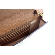 Gucci Pochette Fragola Piccola Pelle Marrone e Beige