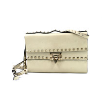 Valentino Tracolla Pelle Bianca