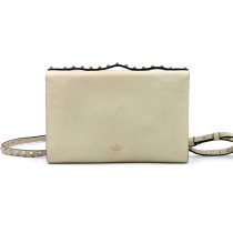 Valentino Tracolla Pelle Bianca