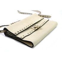 Valentino Tracolla Pelle Bianca