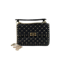 Valentino Spike Pelle Nera