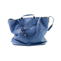 Prada Shopping Pelle Blu