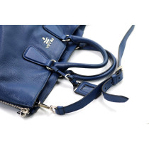 Prada Shopping Pelle Blu