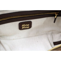 Miu Miu Arcadie Pelle Scamosciata Marrone