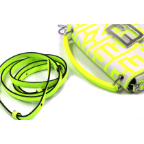 Fendi Baguette Mini Pelle Bianco e Giallo