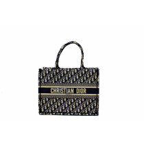Dior Book Tote Tessuto Blu