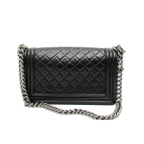 Chanel Le Boy Pelle d'Agnello Nera