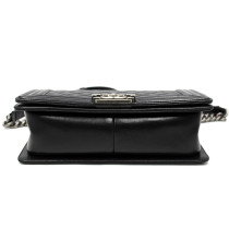 Chanel Le Boy Pelle d'Agnello Nera