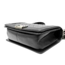 Chanel Le Boy Pelle d'Agnello Nera