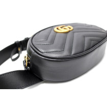 Gucci Marsupio Marmont Pelle Nera