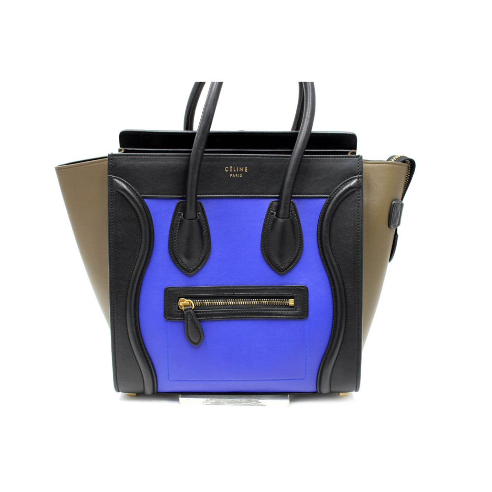 Celine Luggage Pelle Tricolor