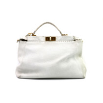 Fendi Peekaboo Pelle Bianca