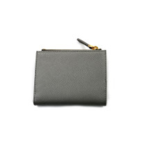 Prada Portafoglio Pelle Grigia