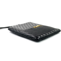 Saint Laurent Pochette Pelle Nera