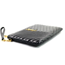 Saint Laurent Pochette Pelle Nera