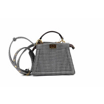 Fendi Peekaboo Tessuto Grigio