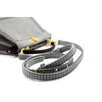 Fendi Peekaboo Tessuto Grigio