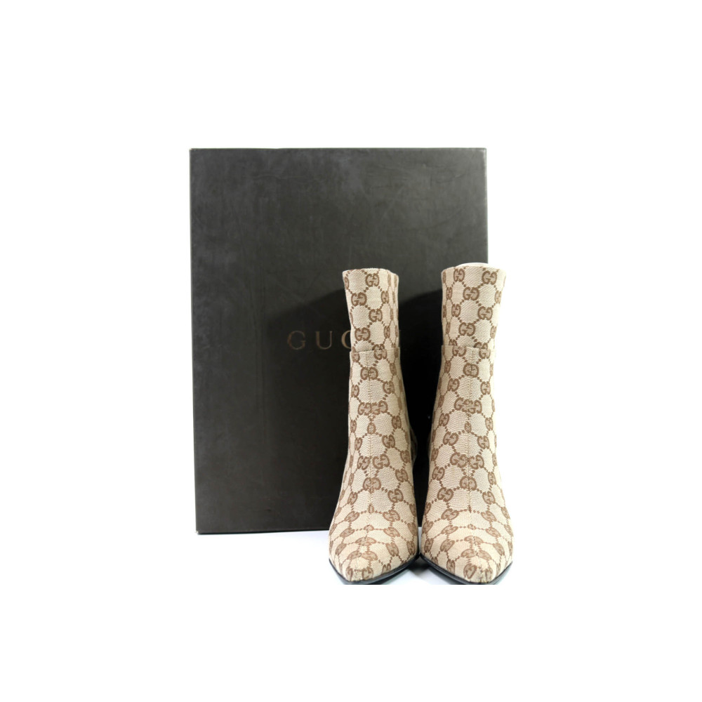 Gucci Stivaletti Bombshell GG Beige