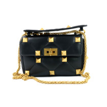 Valentino Roman Stud Pelle Nera