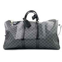 Louis Vuitton Keepall 55 Bandouliere Damier Graphite